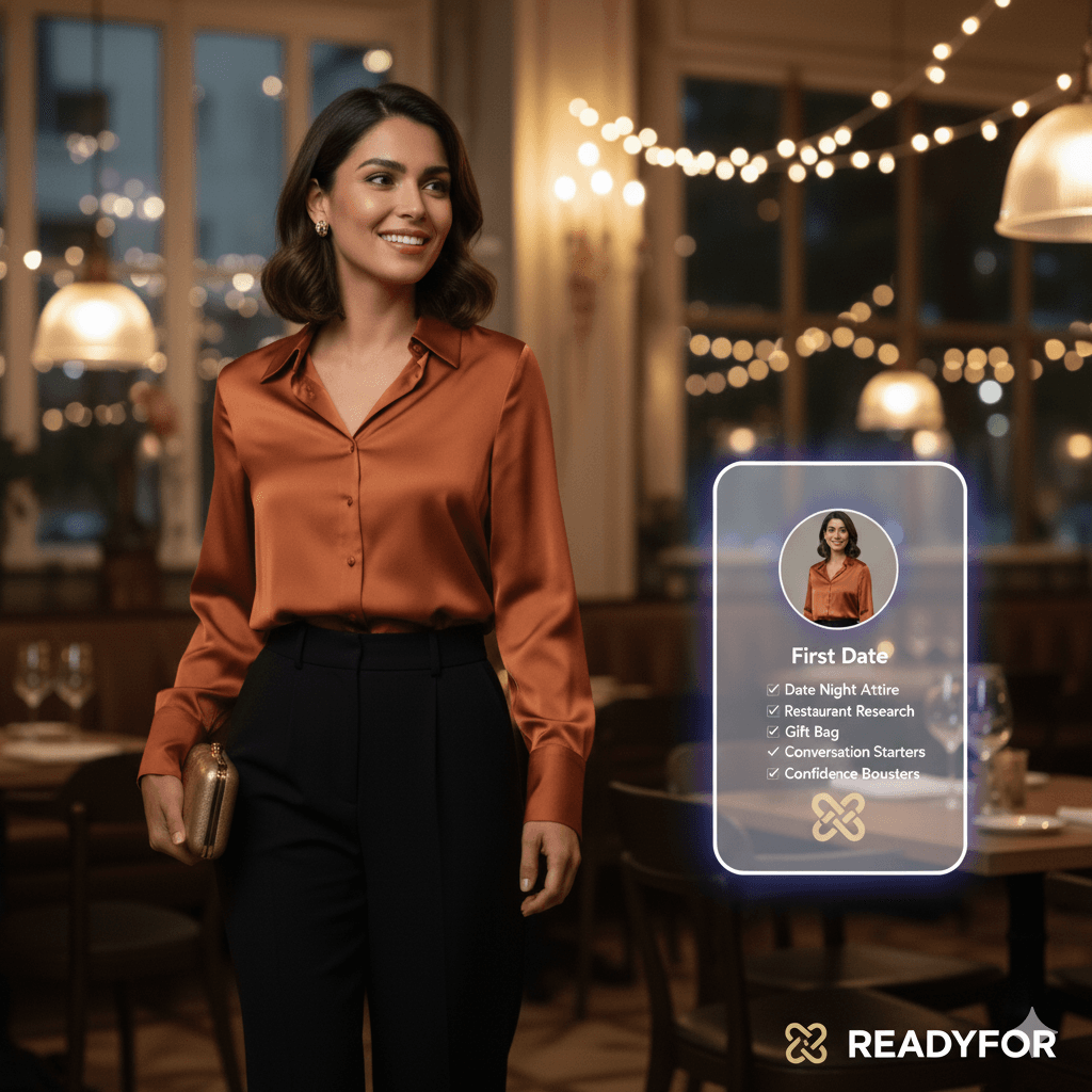 Elegant date night outfit recommendation